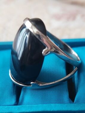 Tocara Sterling Silver Black Stone Cocktail Ring - Sleek Women's Jewelry